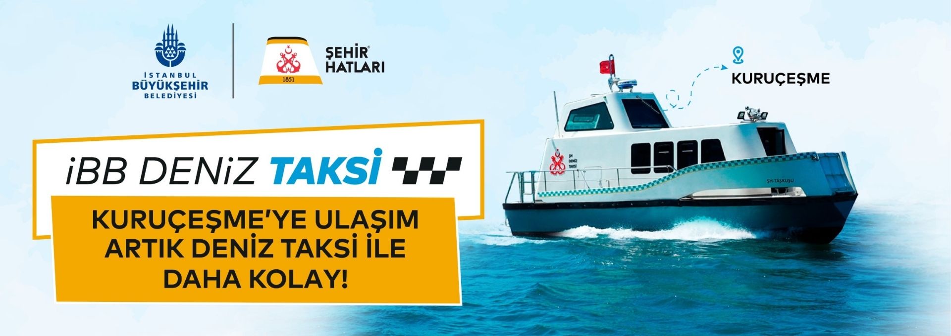 Kuruçeşme’ye Ulaşım Artık Deniz Taksi ile Daha Kolay!